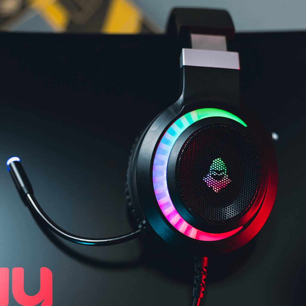 Headset Gamer Mancer Twilight Rainbow Mancer