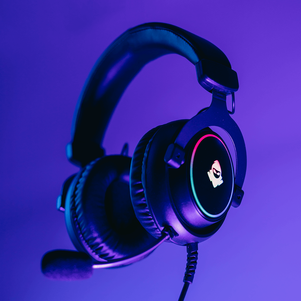 Headset Gamer Mancer Midnight Rainbow Mancer