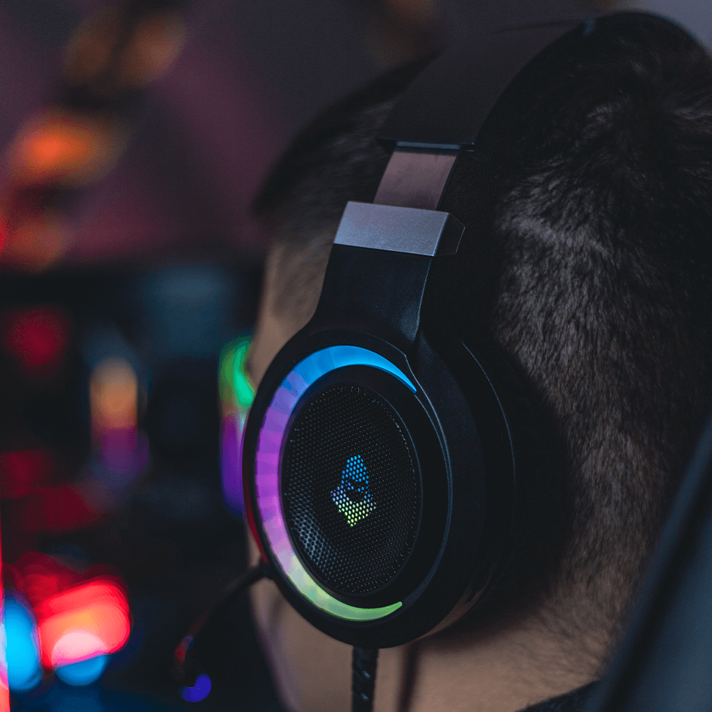 Headset Gamer Mancer Twilight Rainbow Mancer