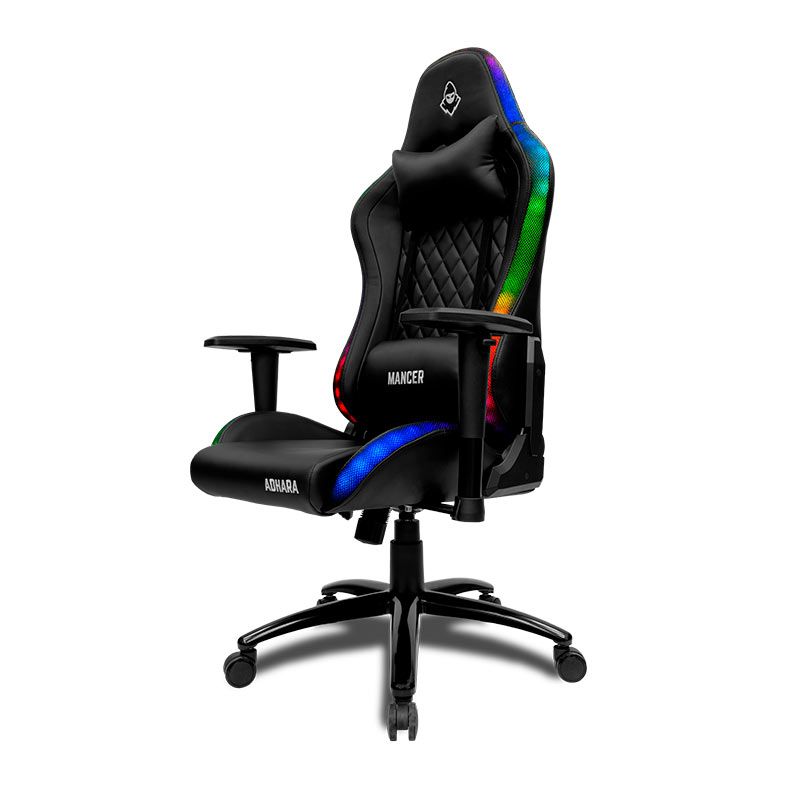 Cadeira Gamer Mancer Adhara, Espuma Moldada, RGB, Preto 2 MCR-ADH-RGB01 (1)