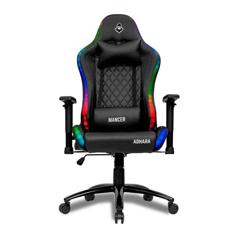 Cadeira Gamer Mancer Adhara, Espuma Moldada, RGB, Preto 1 MCR-ADH-RGB01