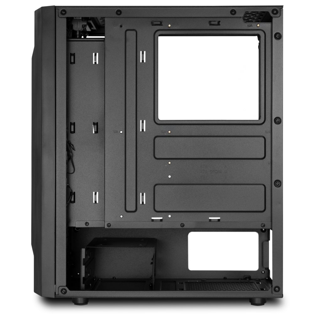 Gabinete Gamer Mancer Frost Rainbow Vidro Temp Preto 8 MCR-FR01-WH (2)