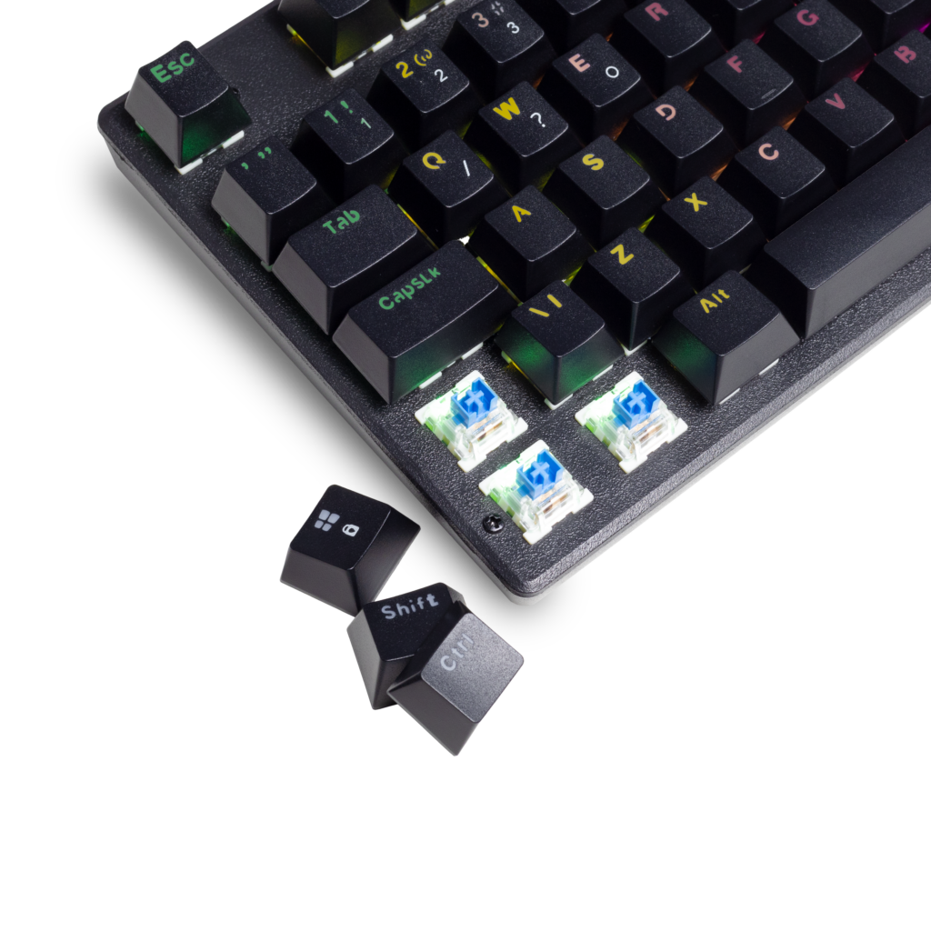 Teclado Mecanico Gamer Mancer Ghoul, RGB, ABNT2, Switch Outemu Azul 6 MCR-GHL-RGB01