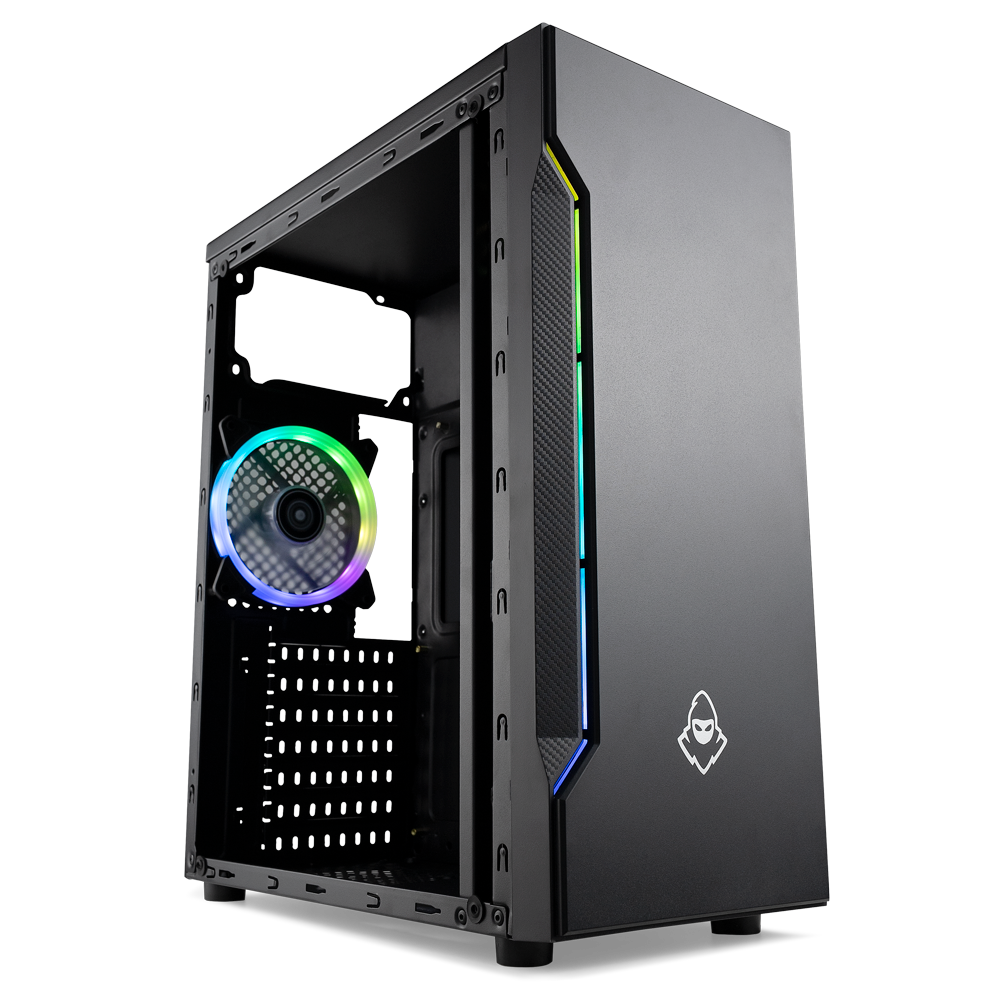 Gabinete Gamer Mancer SideWinder, RGB, Mid-Tower, Lateral de Vidro, Preto 2 MCR-SDW-RGB01 (6)