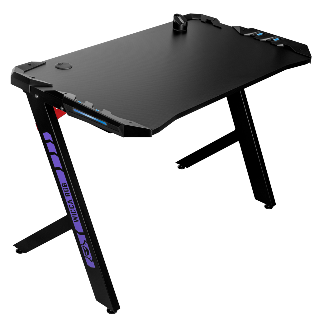 Mesa Gamer Mancer Wicca, RGB, Preto 1 MCR-WCA-RGB01 (1)