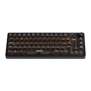 Teclado Mecanico Gamer Mancer Black Ghost, Rainbow, Switch Huano Vermelho, Preto, MCR-BKG-RBW01