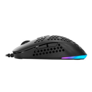 Mouse Gamer Mancer Crow, RGB, 12000DPI, 7 Botões, Preto