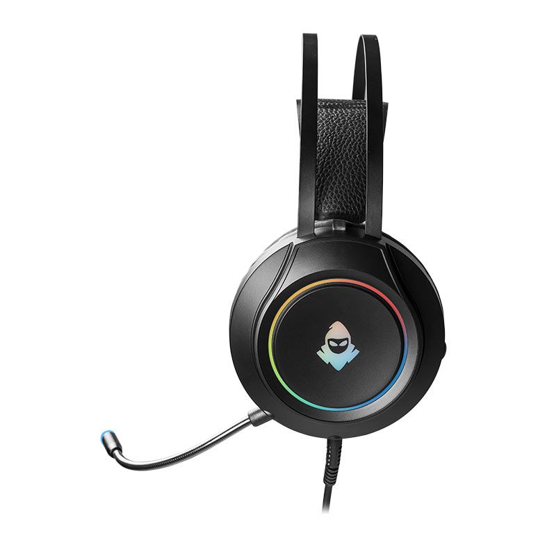 Headset Gamer Mancer Crater, Rainbow, Drivers 50mm, Preto 2 MCR-CRT-RGB01 (2)