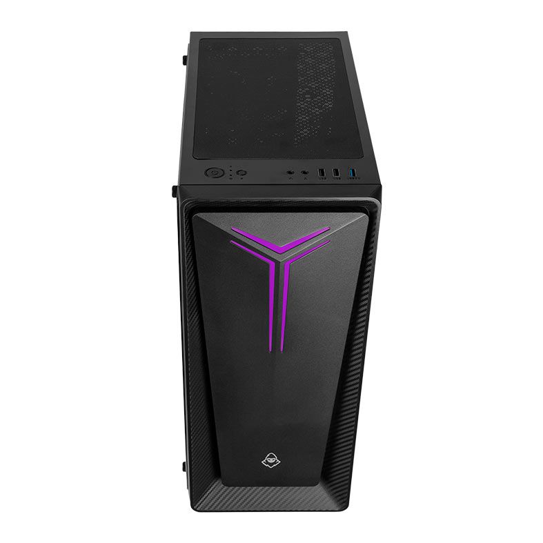 Gabinete Gamer Mancer Crusader, Mid-Tower, Lateral de Vidro, Com 1 Fan, Preto 4 MCR-CSD-BK01 (4)
