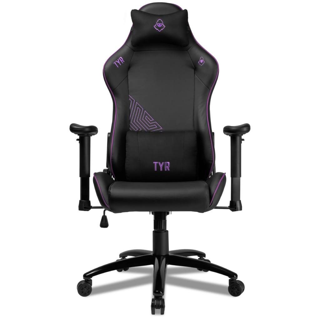 Cadeira Gamer Mancer Tyr Purple Edition, Espuma Moldada, Preta e Roxa 1 MCR-TYR-PRP01 (1)