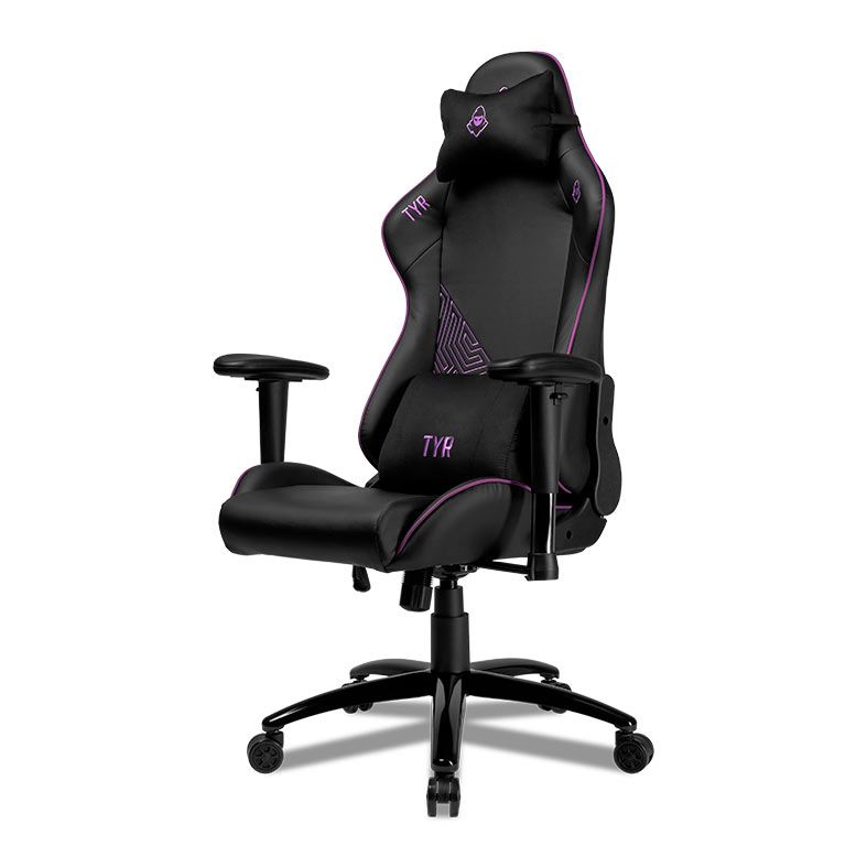 Cadeira Gamer Mancer Tyr Purple Edition, Espuma Moldada, Preta e Roxa 2 MCR-TYR-PRP01 (1)