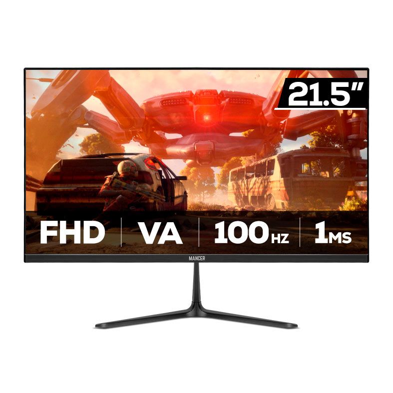 Monitor Gamer Mancer Horizon Z2S, 21.5 Pol, VA, FHD, 1ms, 100Hz, HDMI/VGA 1 mcr-hzn21s-bl3545422
