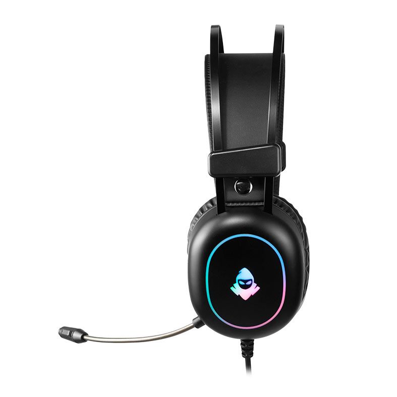 Headset Gamer Mancer Spectrum, Rainbow, Drivers 50mm, Preto 2 mcr-scm-rgb013122