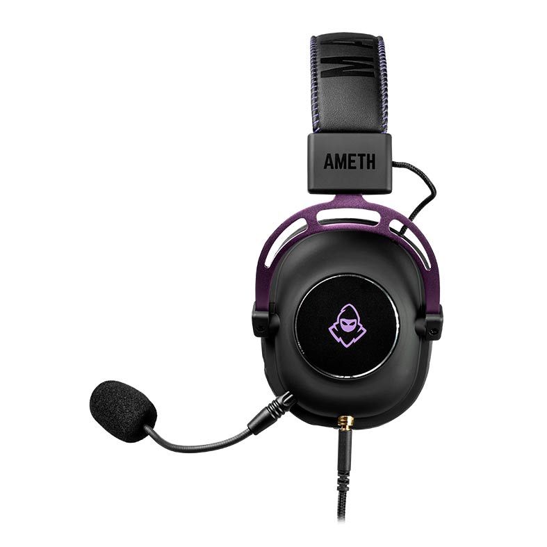 Headset Gamer Mancer Ameth Purple Edition, Som Surround 7.1