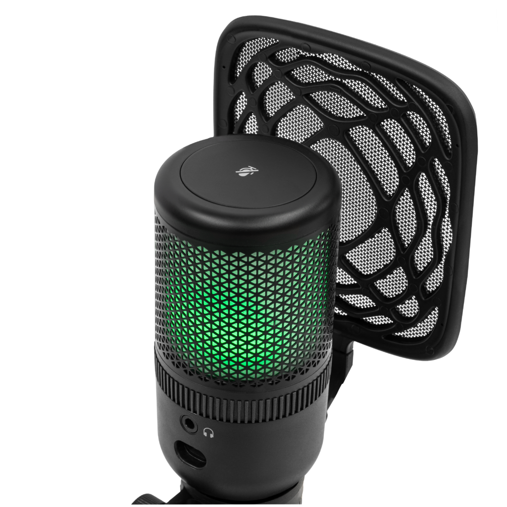 Microfone Mancer Horcrux PFT, RGB, USB, Preto 5 MCR-HCRPFT-BL01 (5)