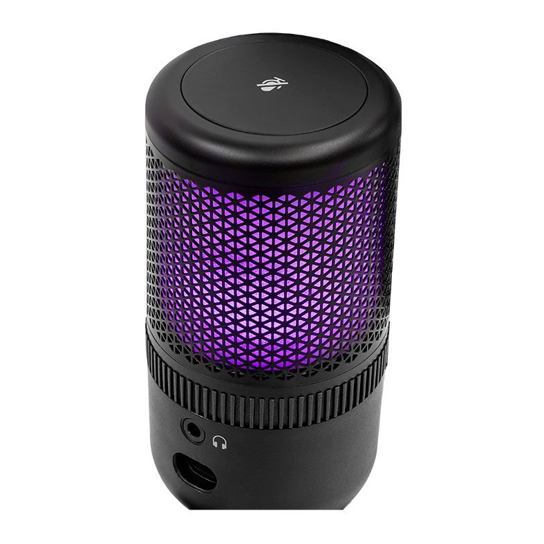 Microfone Mancer Horcrux, RGB, USB, Preto 2 mcr-hcrx-bl014