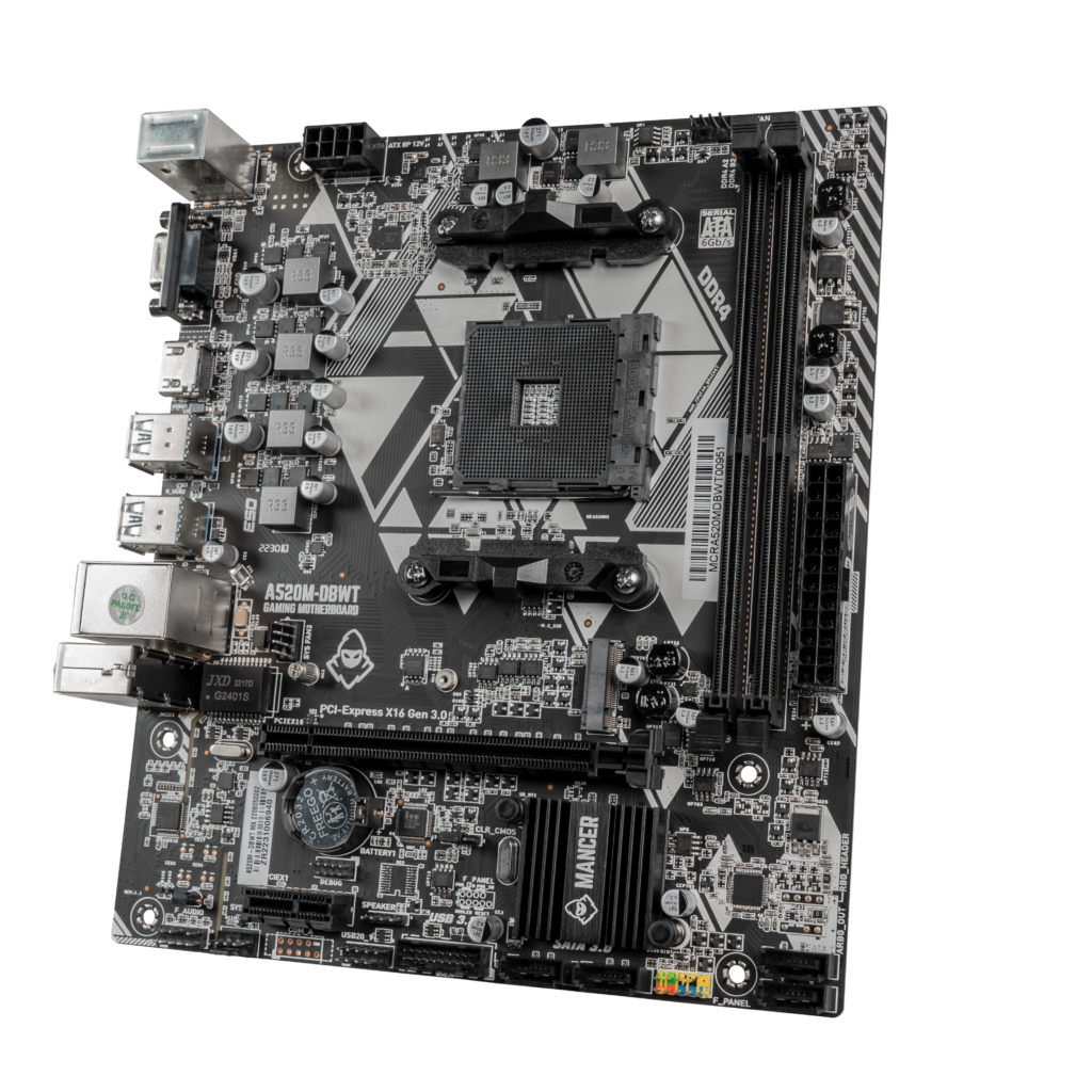 Placa Mae Mancer A520M-DBWT, DDR4, Socket AM4, M-ATX, Chipset AMD A520 2 MCR-A520M-DBWT (2)