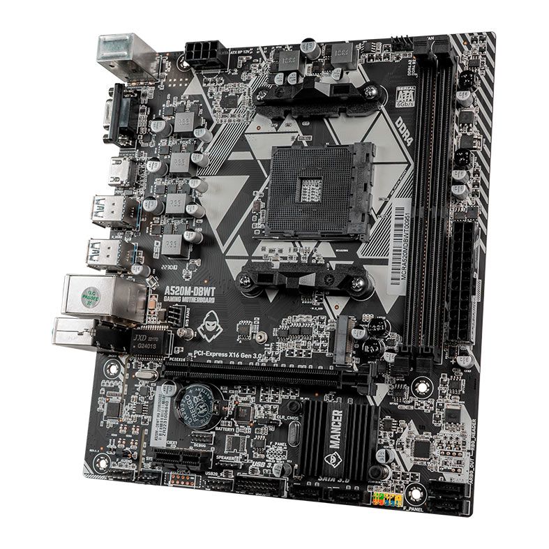 Placa Mae Mancer A520M-DBWT, DDR4, Socket AM4, M-ATX, Chipset AMD A520 3 MCR-A520M-DBWT (2)