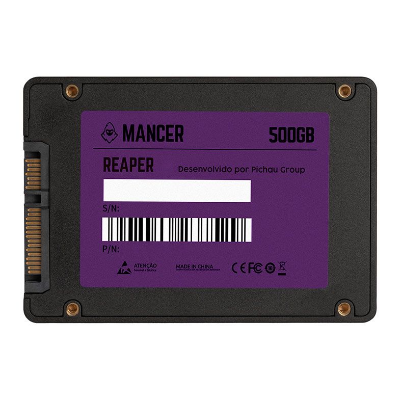 SSD Mancer Reaper, 500GB, SATA III 6GB/s, Leitura 550 MB/s, Gravacao 500 MB/s 3 MCR-RPRPN-512 (3)