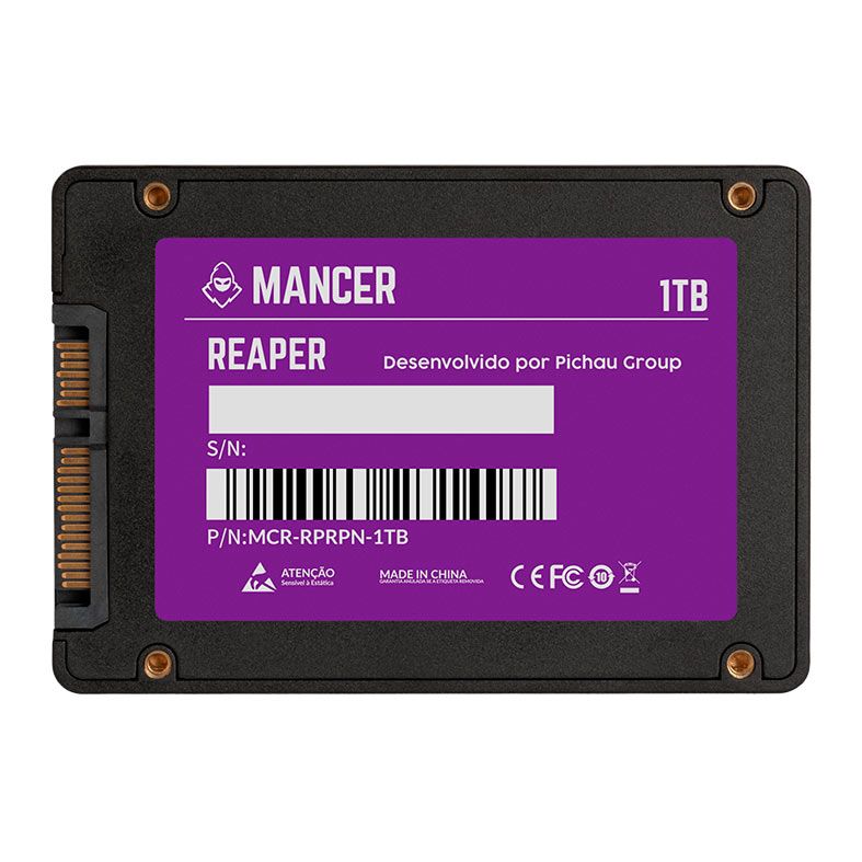 SSD Mancer Reaper 1TB, 2.5, Sata III 6GB/s, Leitura 550 MB/s, Gravacao 500 MB/s 3 MCR-RPRPN-1TB (3)