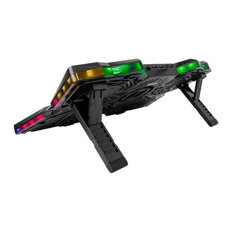 Base Para Notebook Mancer Amnon, RGB, até 17 Pol, Preto 4 mcr-amno-bl014