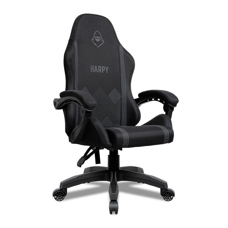 Cadeira Gamer Mancer Harpy, Preto e Cinza 3 mcr-hrp-bg5