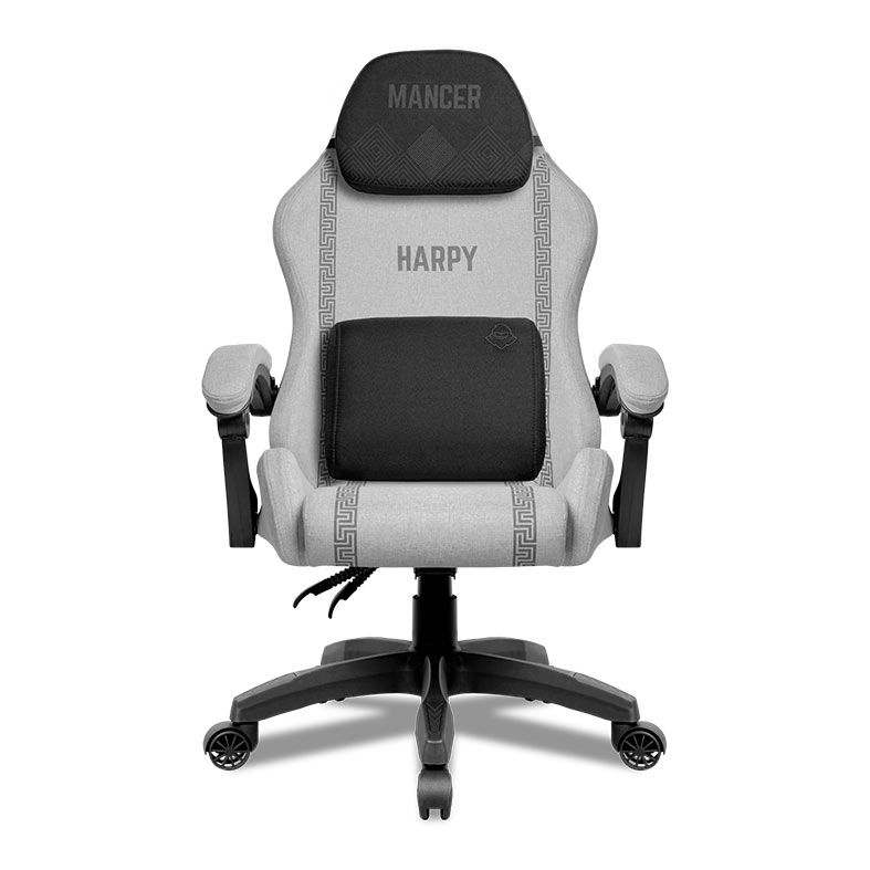 Cadeira Gamer Mancer Harpy, Preto e Branco 1 mcr-hrp-wbk5