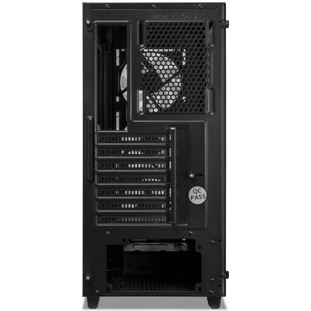 Gabinete Gamer Mancer Ward V2, Rainbow, Mid-Tower, Lateral De Vidro, Com 3 Fans, Preto 7 MCR-WRDV2-BK (7)