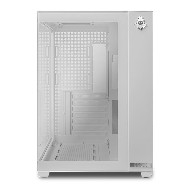 Gabinete Gamer Mancer CV500, Mid Tower, Lateral De Vidro, Branco 2 mcr-cv500-wh
