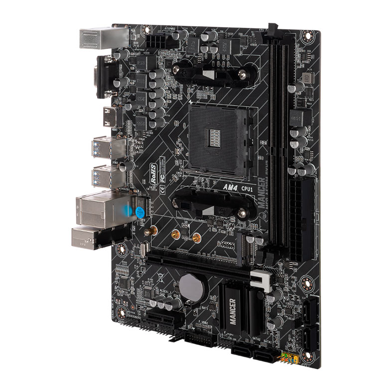 Placa Mae Mancer A520M-DX, DDR4, Socket AM4, M-ATX, Chipset AMD A520 3 MCR-A520M-DXV2 (2)