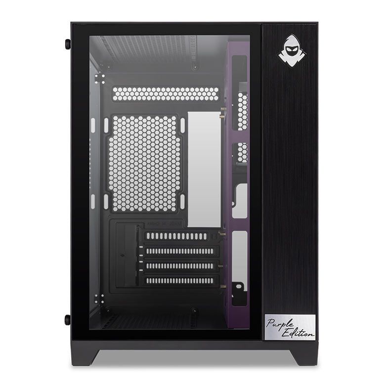 Gabinete Gamer Mancer CV300 Purple Edition, Mid-Tower, Lateral de Vidro, Preto e Roxo 3 MCR-CV300-PEBK (2)
