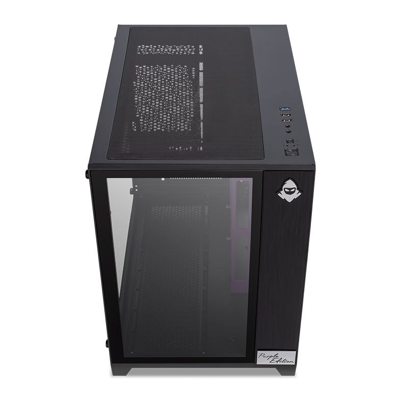 Gabinete Gamer Mancer CV300 Purple Edition, Mid-Tower, Lateral de Vidro, Preto e Roxo 4 MCR-CV300-PEBK (3)