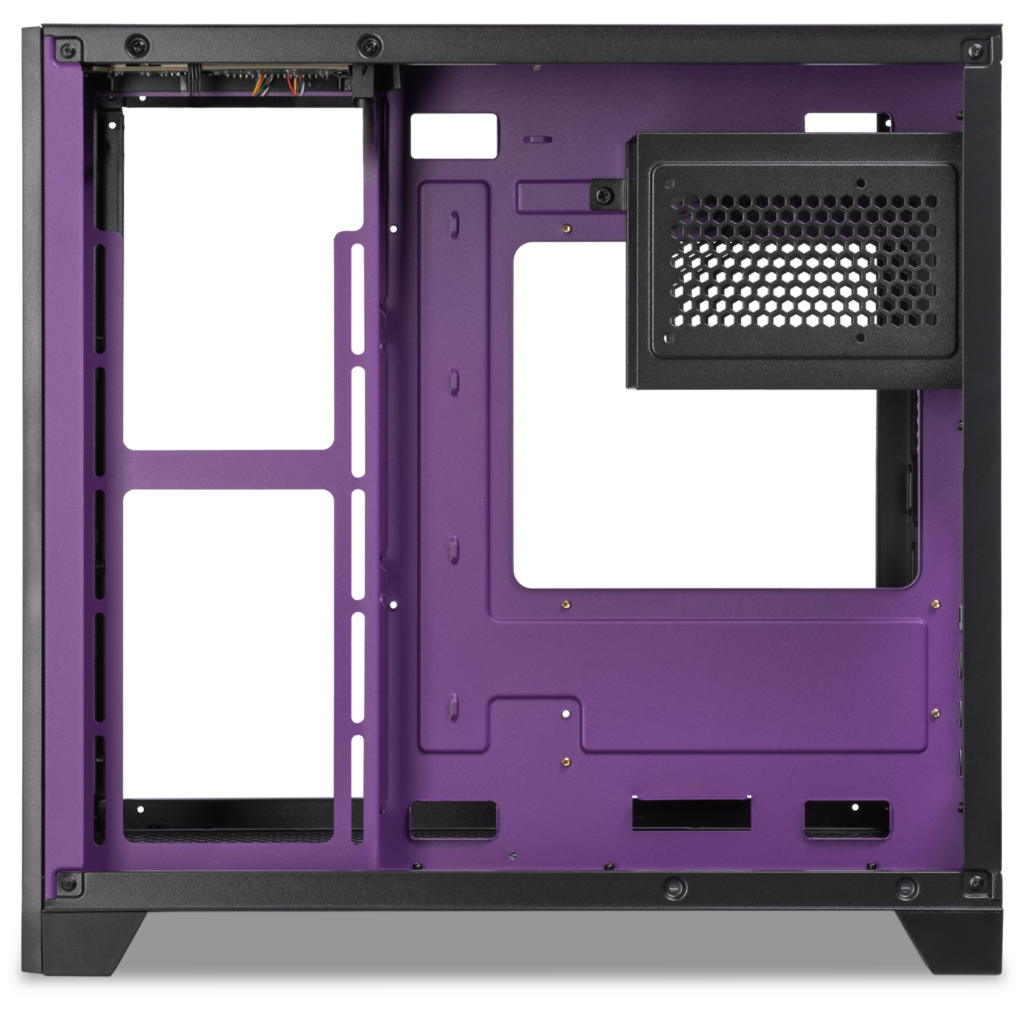 Gabinete Gamer Mancer CV300 Purple Edition, Mid-Tower, Lateral de Vidro, Preto e Roxo 6 MCR-CV300-PEBK (4)
