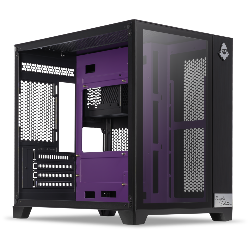 Gabinete Gamer Mancer CV300 Purple Edition, Mid-Tower, Lateral de Vidro, Preto e Roxo 2 MCR-CV300-PEBK (7)