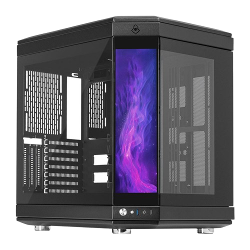 Gabinete Gamer Mancer CV700 Com Display, Mid-Tower, Lateral De Vidro, Preto 1 MCR-CV700DSP-BK (1)