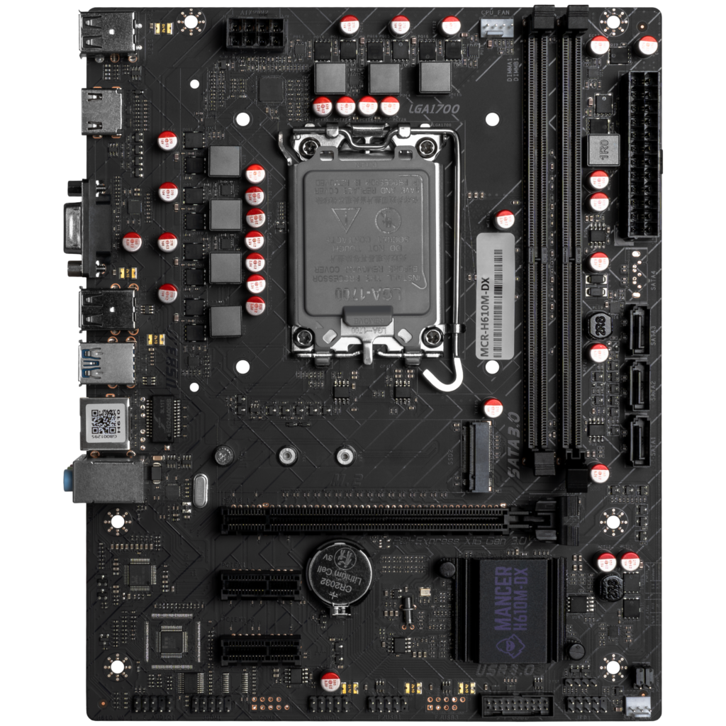 Placa Mae Mancer H610M-DX, DDR4, LGA 1700, M-ATX, Chipset Intel H610 1 MCR-H610M-DX (1)