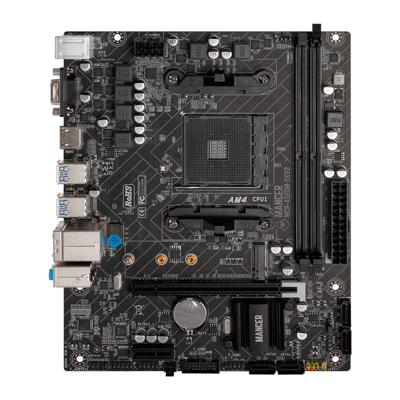 Placa Mae Mancer A520M-DX, DDR4, Socket AM4, M-ATX, Chipset AMD A520, MCR-A520M-DXV2