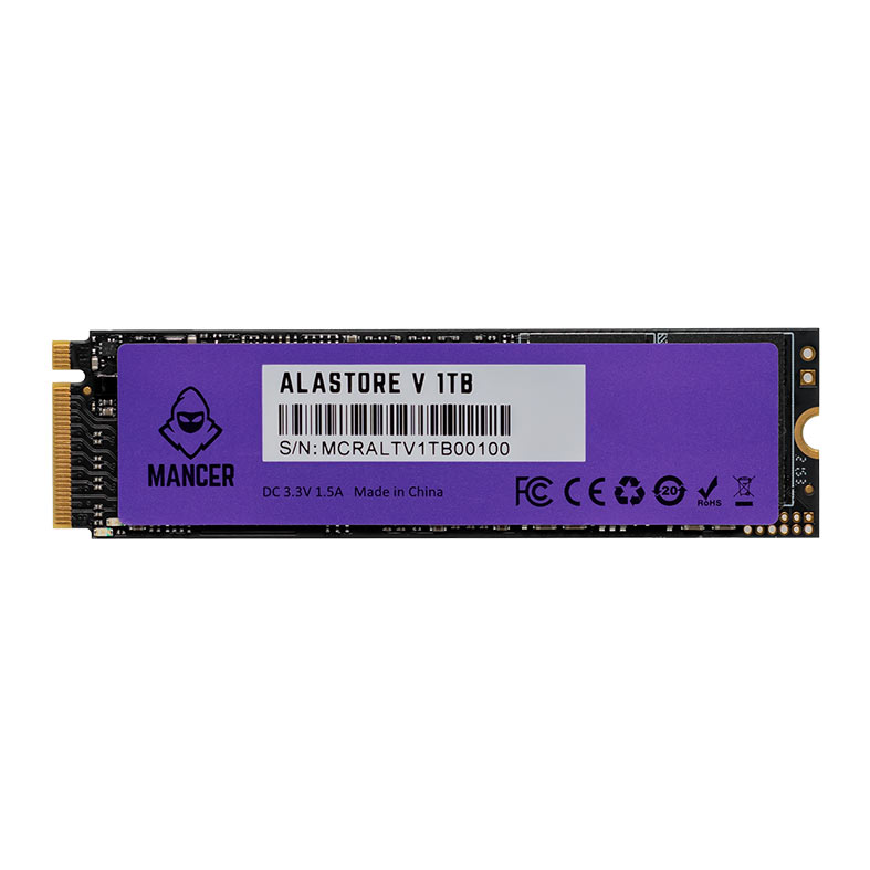 SSD Mancer Alastore V, 1TB, M.2 2280, PCIe NVMe, Leitura 2100MB/s, Gravacao 1900MB/s, MCR-ALTV-1TB