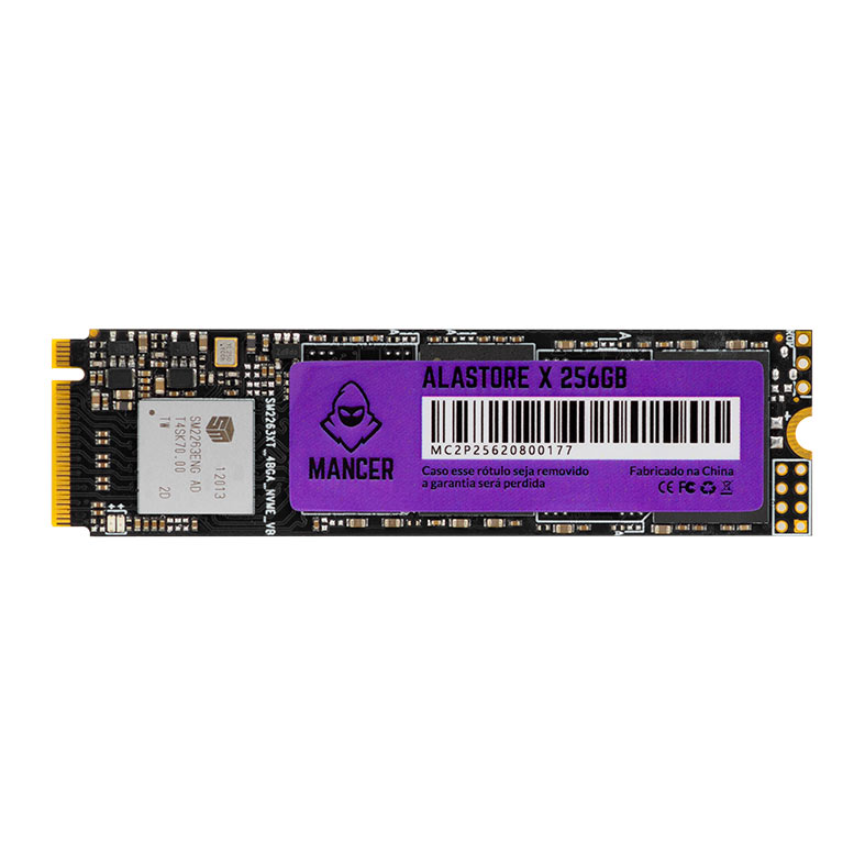 SSD Mancer Alastore X, 256GB, M.2 2280, PCIe NVMe, Leitura 1700 MB/s, Gravacao 900 MB/s, MCR-ALXM2-256