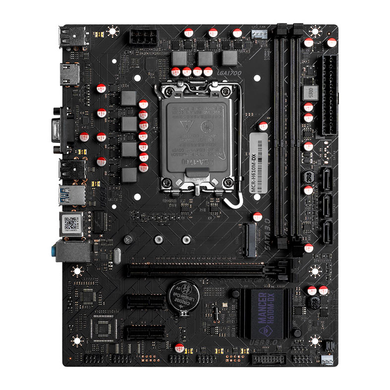 Placa Mae Mancer H610M-DX, DDR4, LGA 1700, M-ATX, Chipset Intel H610, MCR-H610M-DX