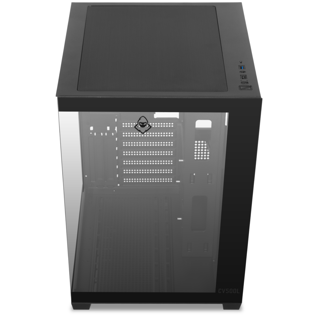 Gabinete Gamer Mancer CV500L, Mid Tower, Lateral De Vidro, Preto 4 MCR-CV500L-BK (2)