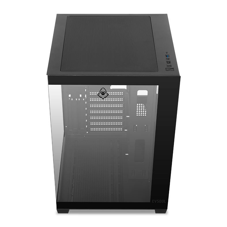 Gabinete Gamer Mancer CV500L, Mid Tower, Lateral De Vidro, Preto 4 MCR-CV500L-BK (3)