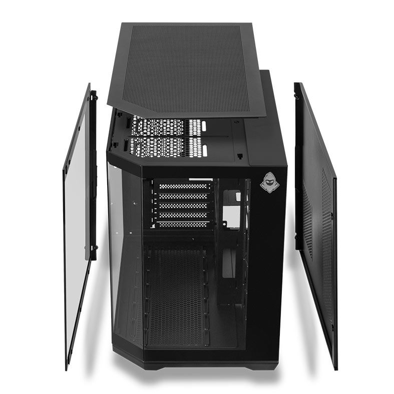 Gabinete Gamer Mancer CV700L, Mid Tower, Lateral De Vidro, Preto 7 MCR-CV700L-BK (6)