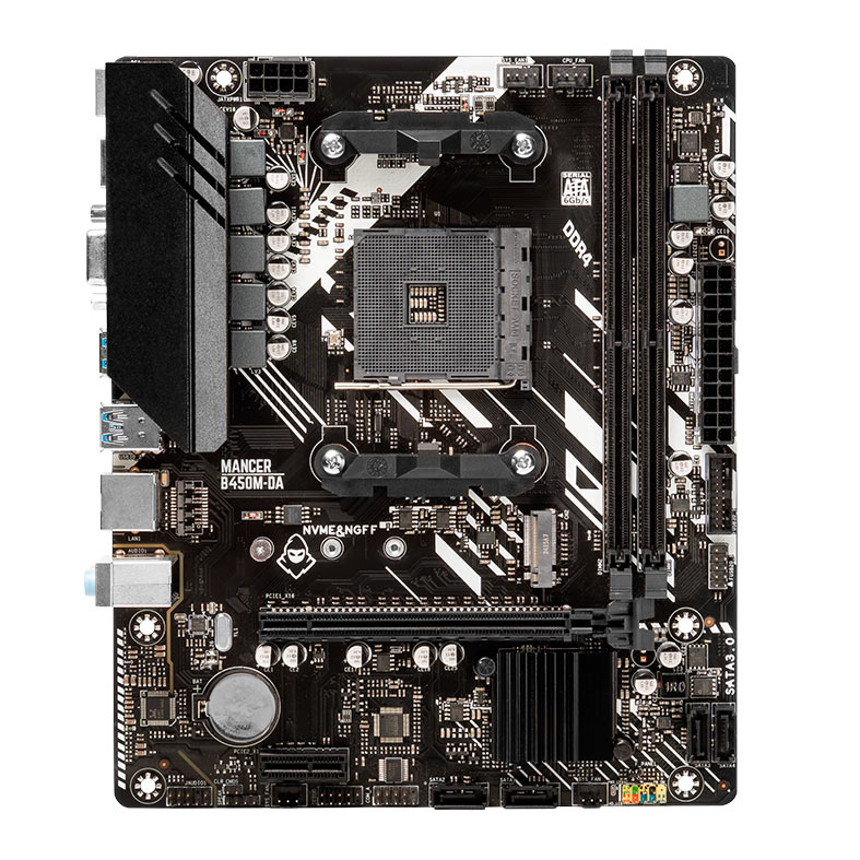 Placa Mae Mancer B450M DA V2, DDR4, Socket AM4, M-ATX, Chipset AMD B450, MCR-B450M-DAV2