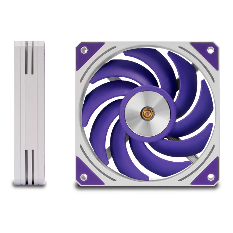 Kit Ventoinha Mancer Voltaic Purple Edition, 3x120mm, Branca 5 mcr-vtpb-wh012