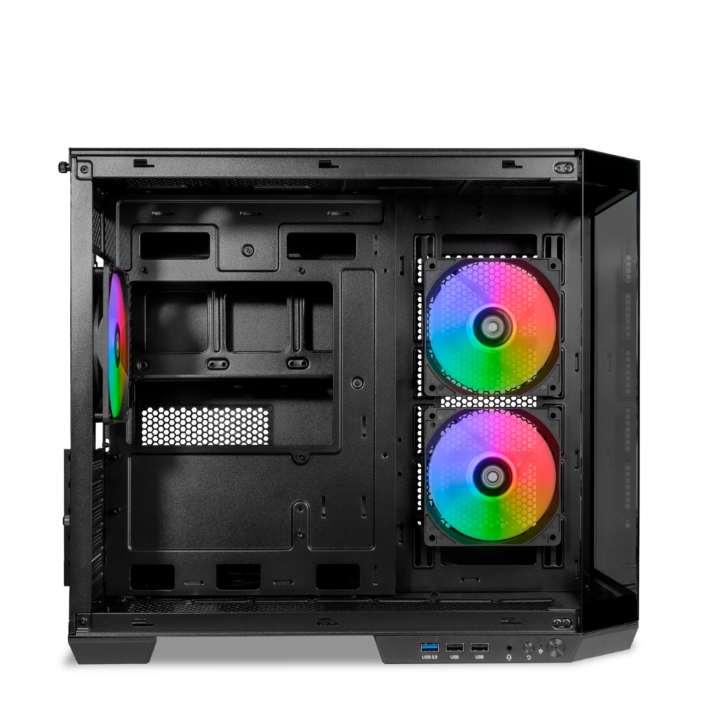 Gabinete Gamer Mancer CV700L, Mid Tower, Lateral De Vidro, 3 Fans ARGB, Preto 3 MCR-CV700L-BK3F (2)