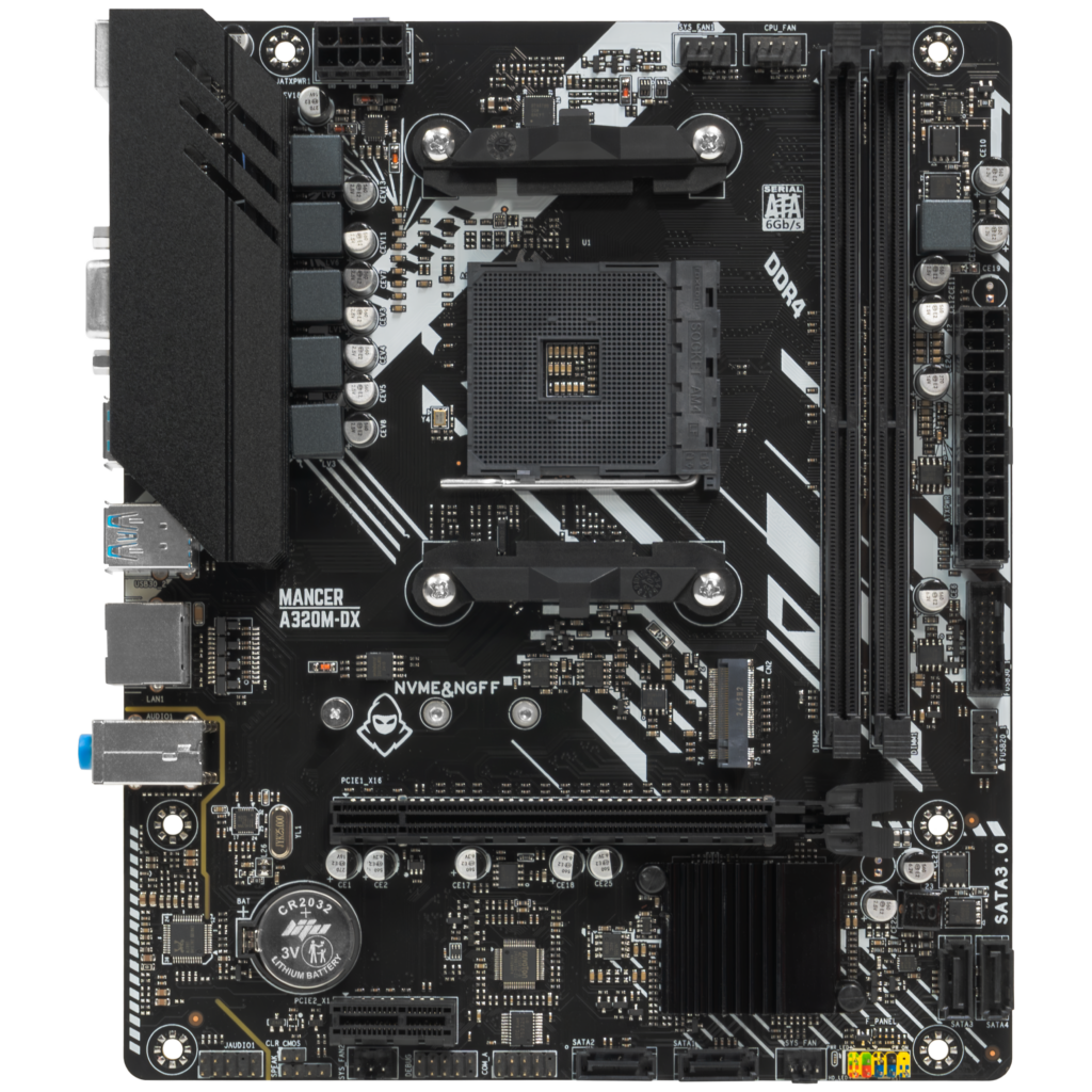 Placa Mae Mancer A320M-DX, DDR4, Socket AM4, M-ATX, Chipset AMD A320 1 MCR-A320M-DX (5)