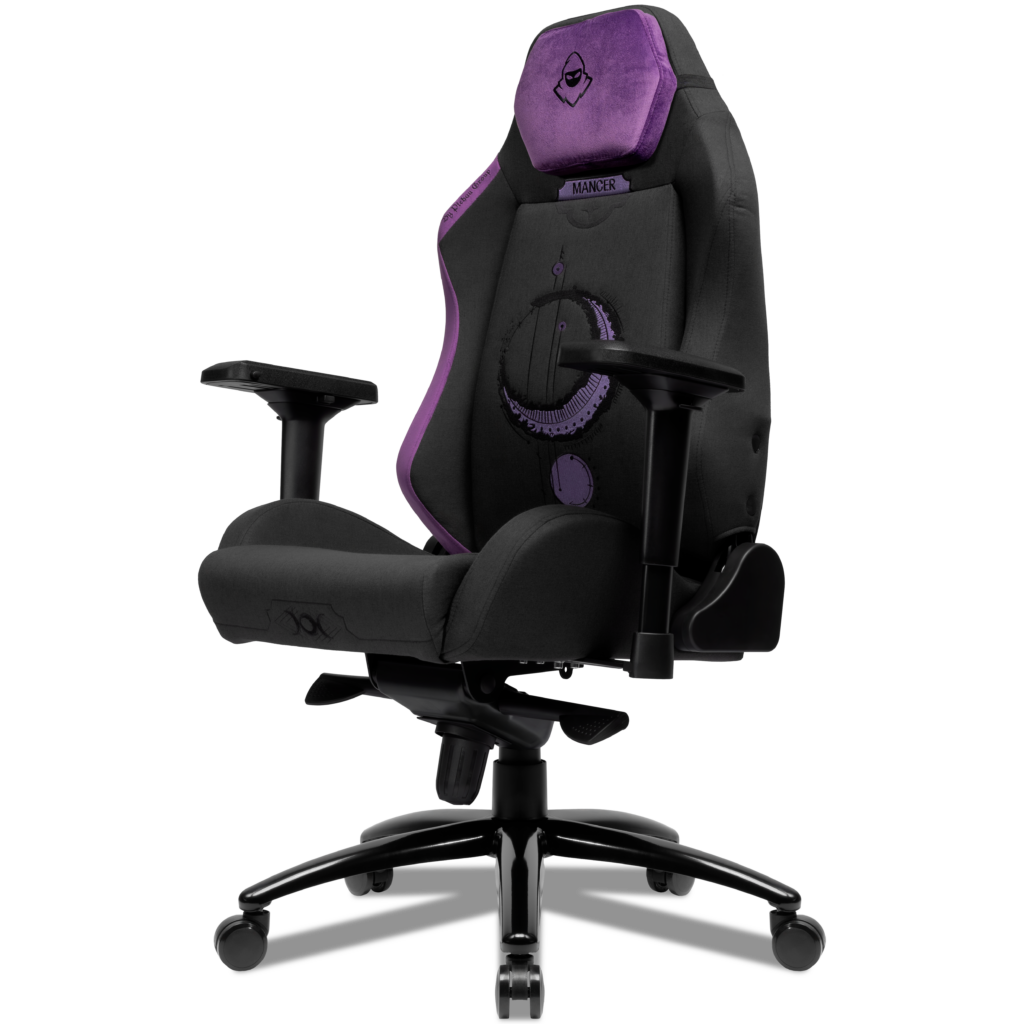 Cadeira Gamer Mancer Cycles Z Moon, Espuma Moldada, Braco 4D, Preto e Roxo 2 MCR-CCM-PPL (3)