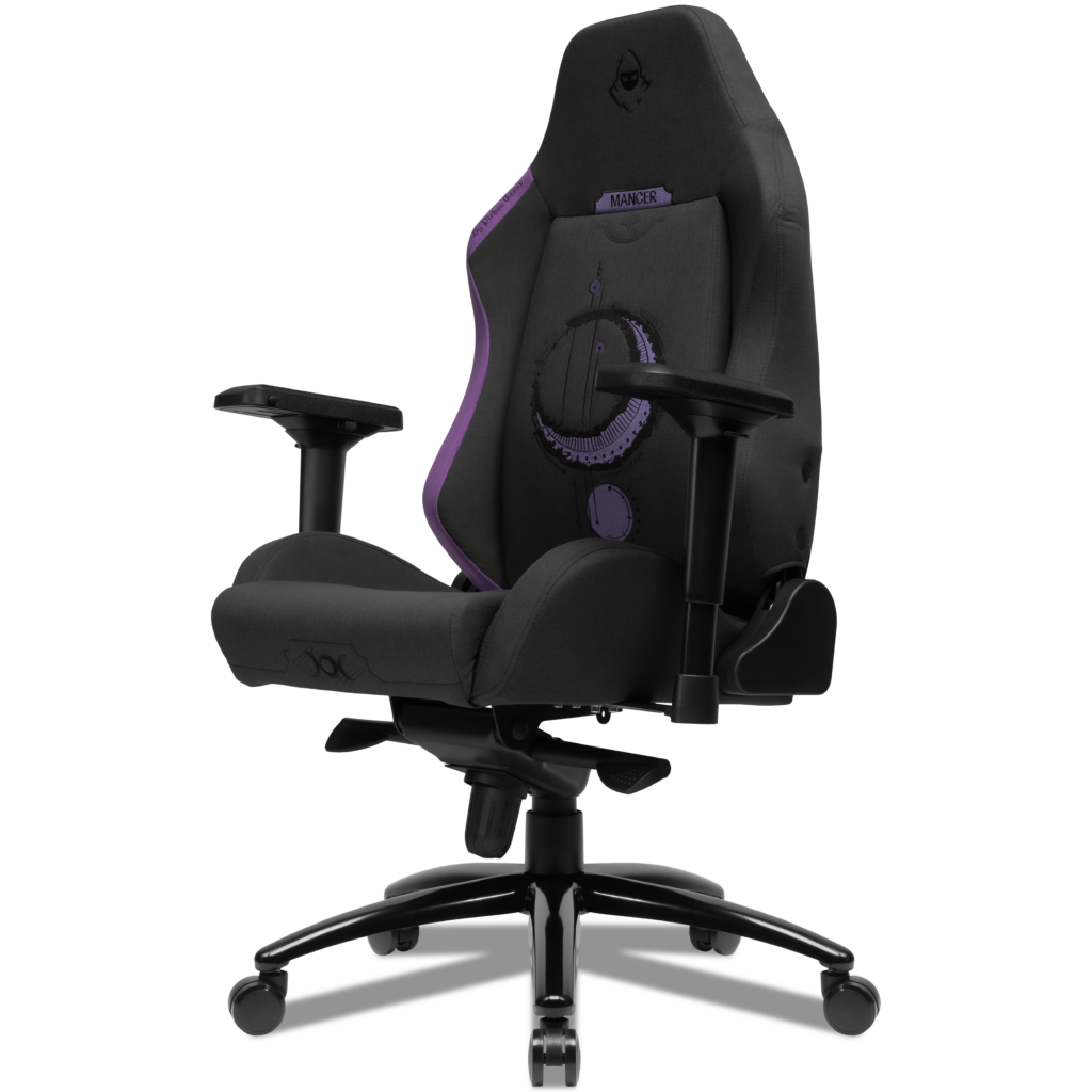 Cadeira Gamer Mancer Cycles Z Moon, Espuma Moldada, Braco 4D, Preto e Roxo 3 MCR-CCM-PPL (4)