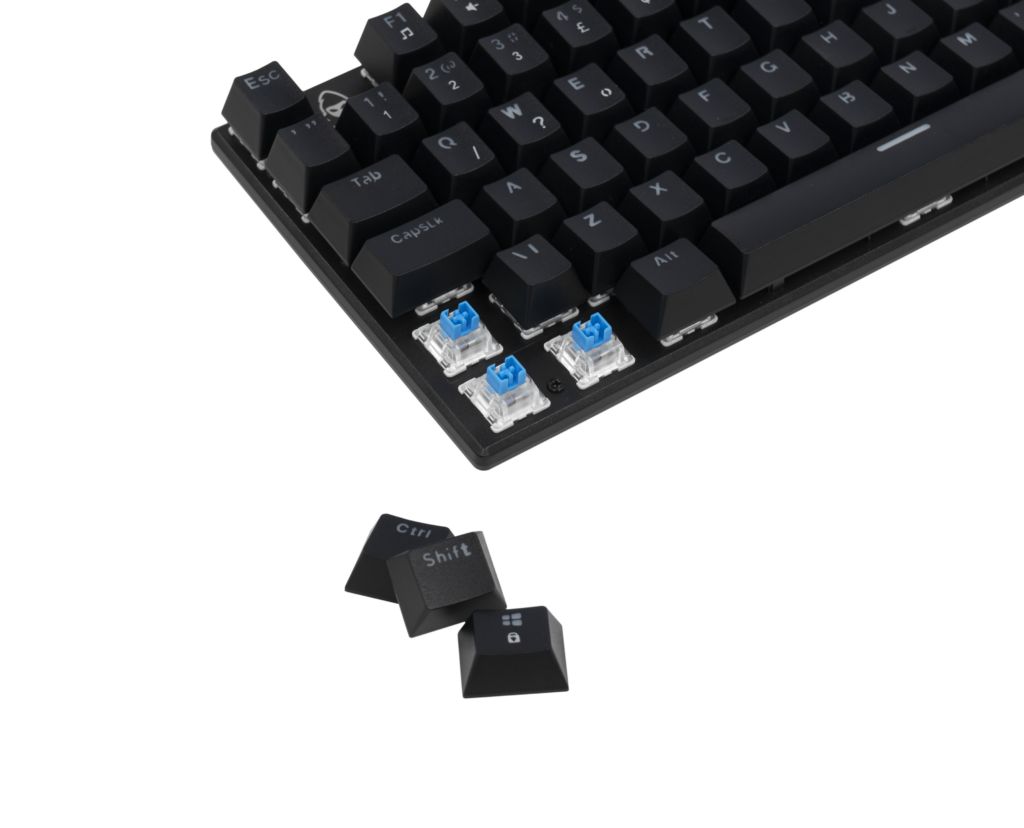 Teclado Mecanico Gamer Mancer Ghoul MK2, RGB, ABNT2, Switch Huano Azul, Preto 5 MCR-GHM2-RGB01BU